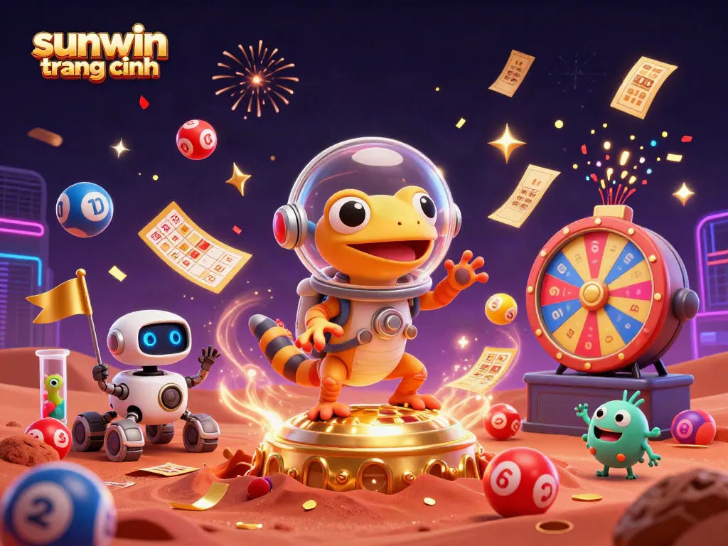 Win exciting prizes at sunwin trang chính with dynamic gaming elements illustrated prominently.