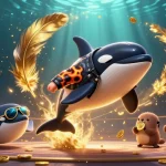 Win big with Sun Win in this vibrant underwater casino scene with exciting characters.